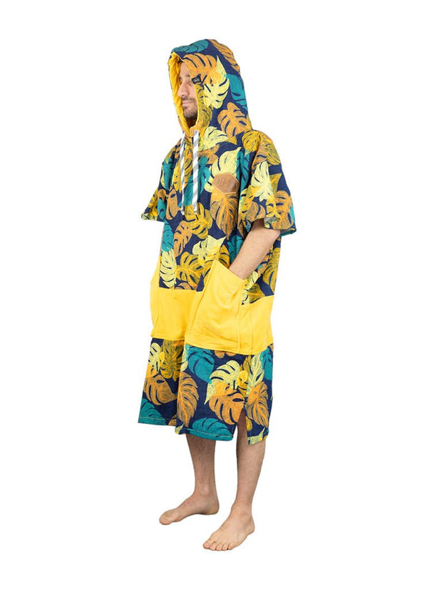 Accessories ALL-IN Beach Crew V Poncho Feuillage