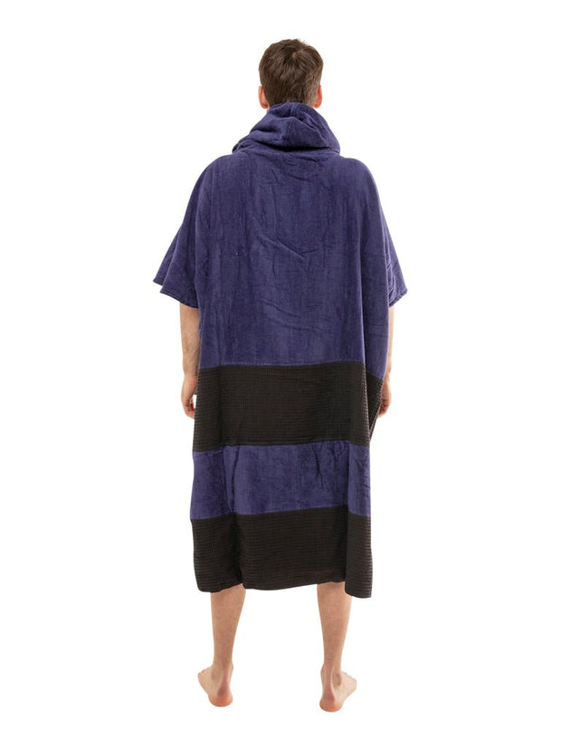 Accessories ALL-IN Big Foot Poncho Navy/Black Waffle