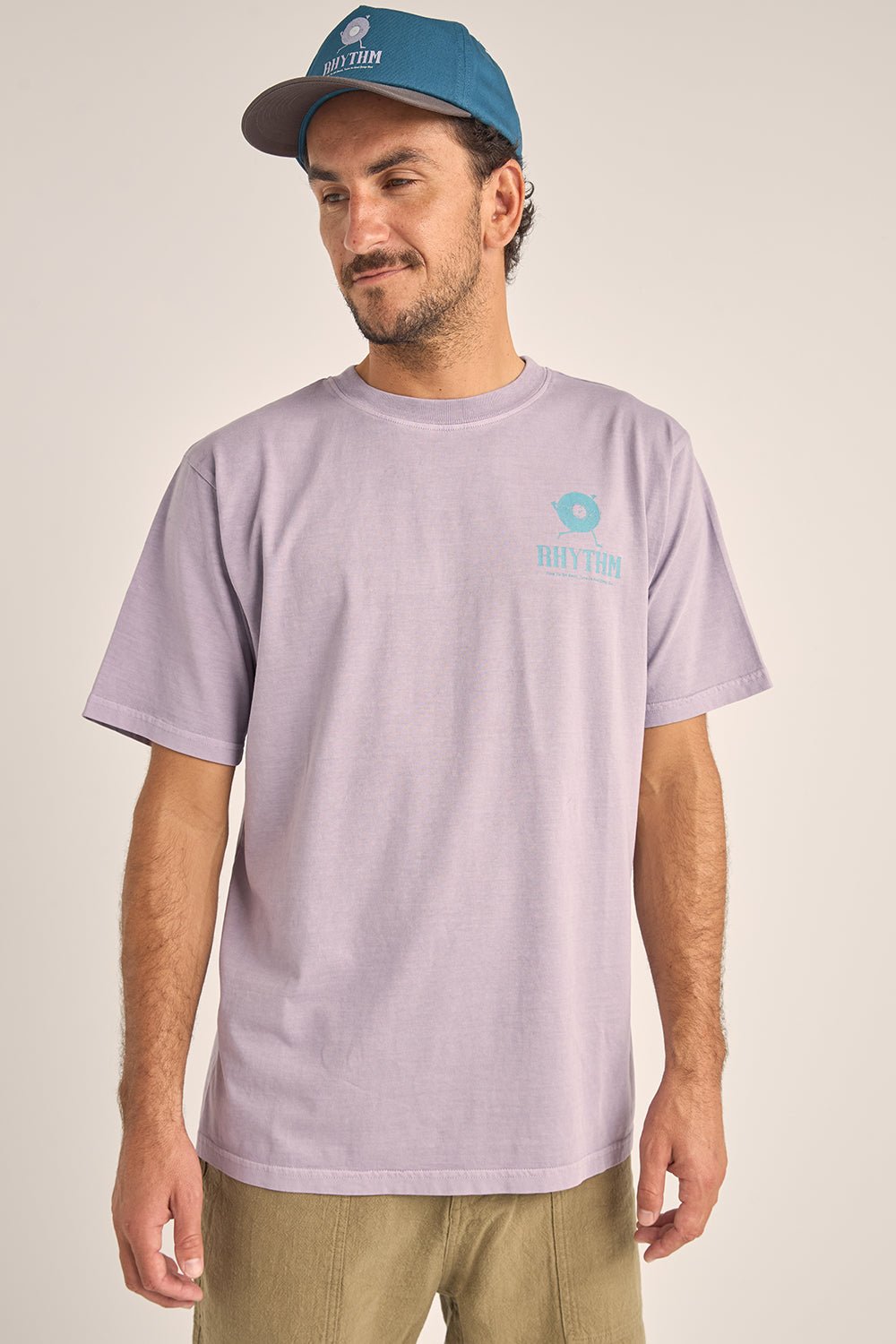 Fashion Rhythm RECORD VINTAGE T-Shirt Plum