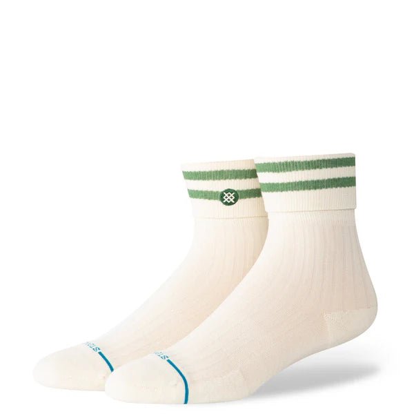 Fashion Stance Roll Cuff Quarter Socken