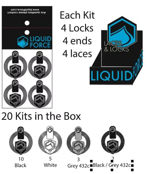 LIQUID FORCE Lace Kit - Wake Stoff