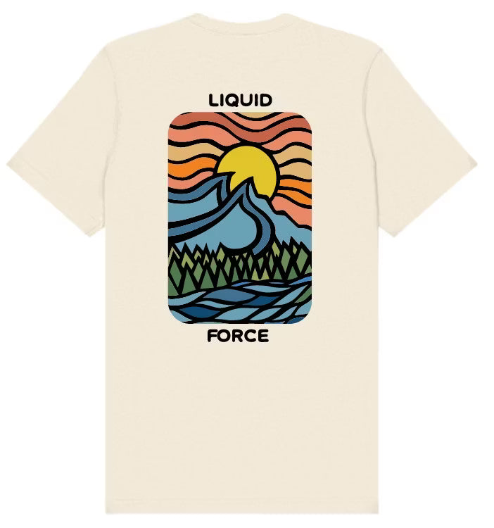 LIQUID FORCE Focus Tee natural - Wake Stoff