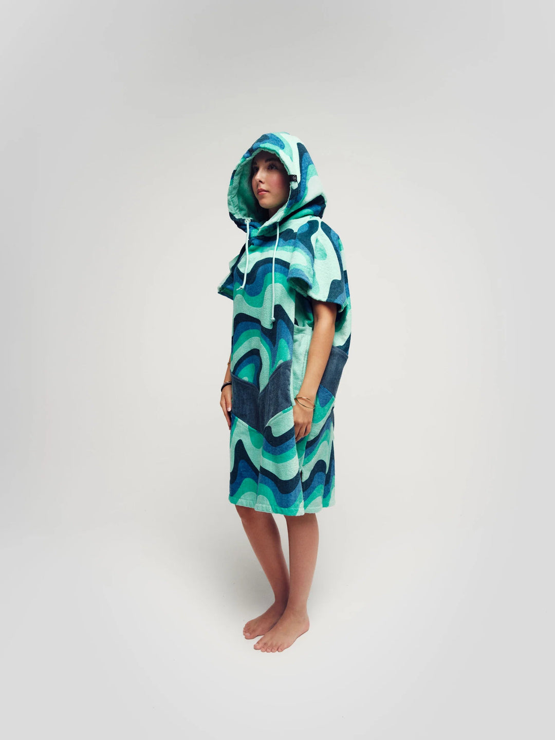 Accessories ALL - IN Beach Crew V Poncho Berlin Blue