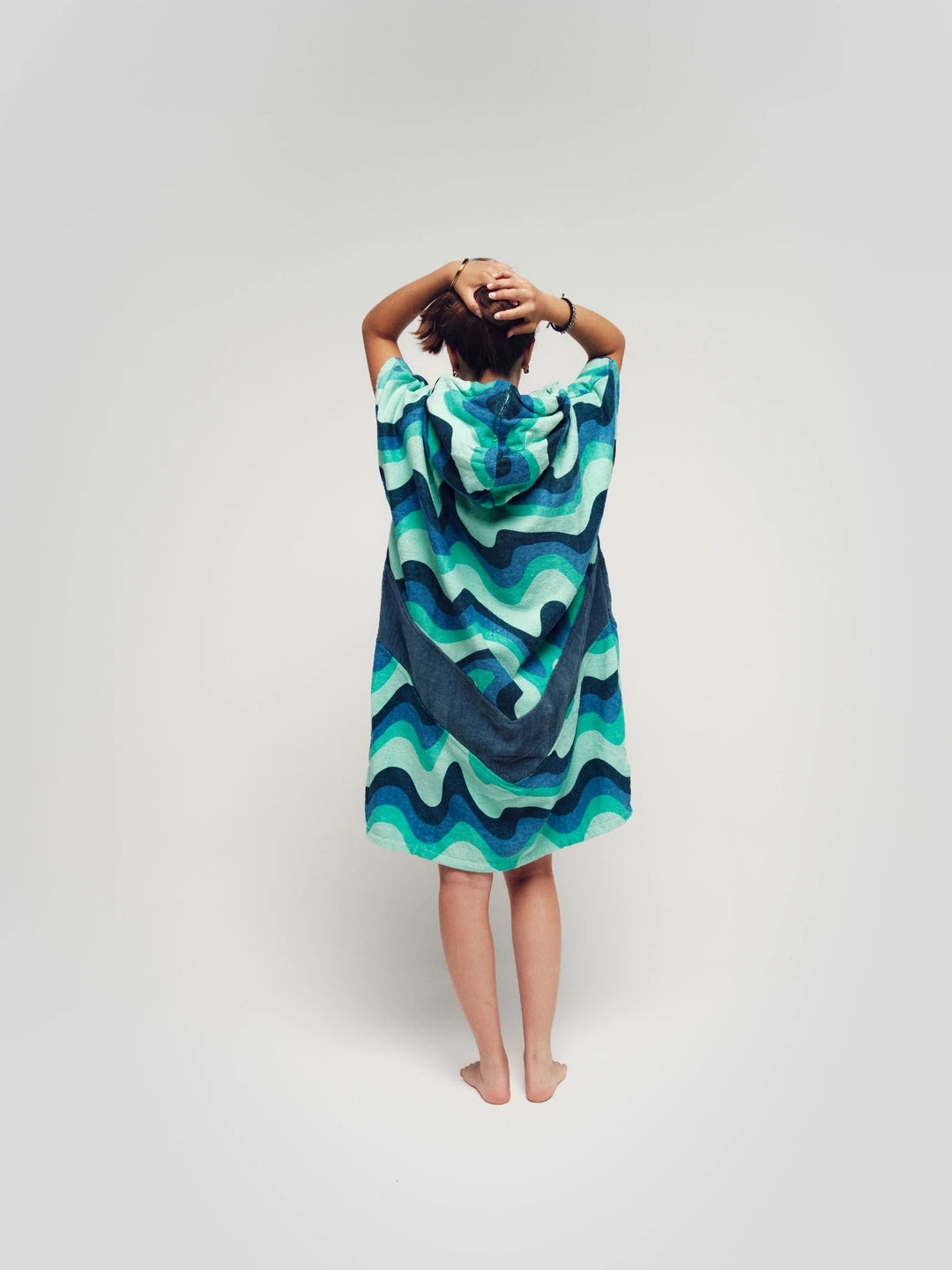 Accessories ALL - IN Beach Crew V Poncho Berlin Blue