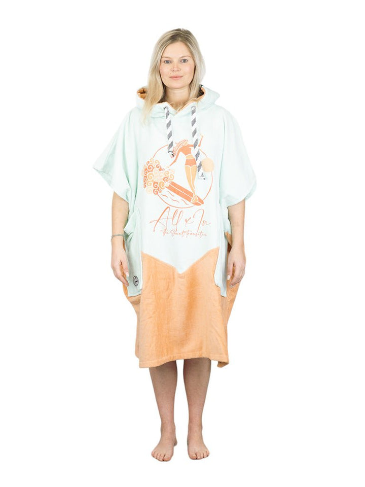 Accessories ALL-IN Beach Crew V Poncho Soul Surf Viola
