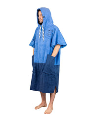 Accessories ALL-IN Organic Poncho Blue Navy