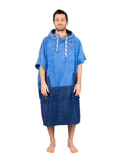 Accessories ALL-IN Organic Poncho Blue Navy