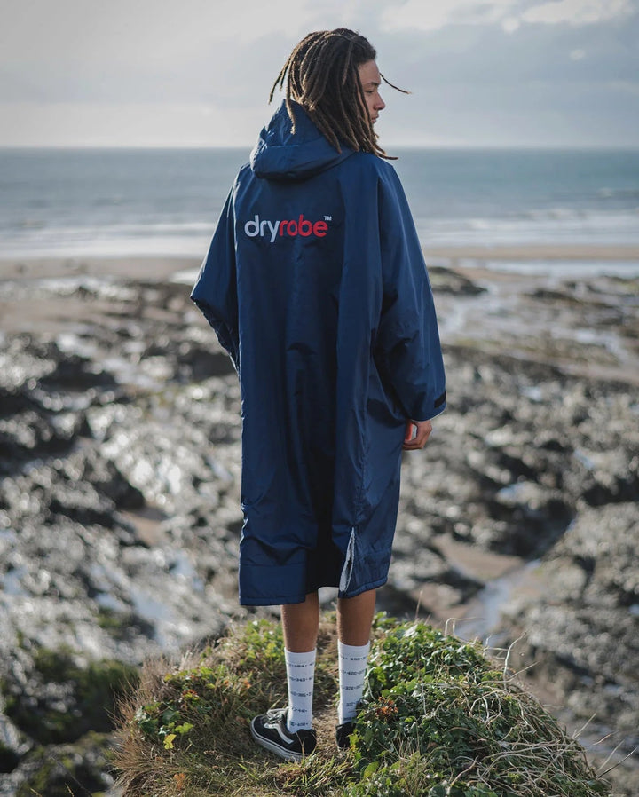 dryrobe Advance Long Sleeve Navy Grey