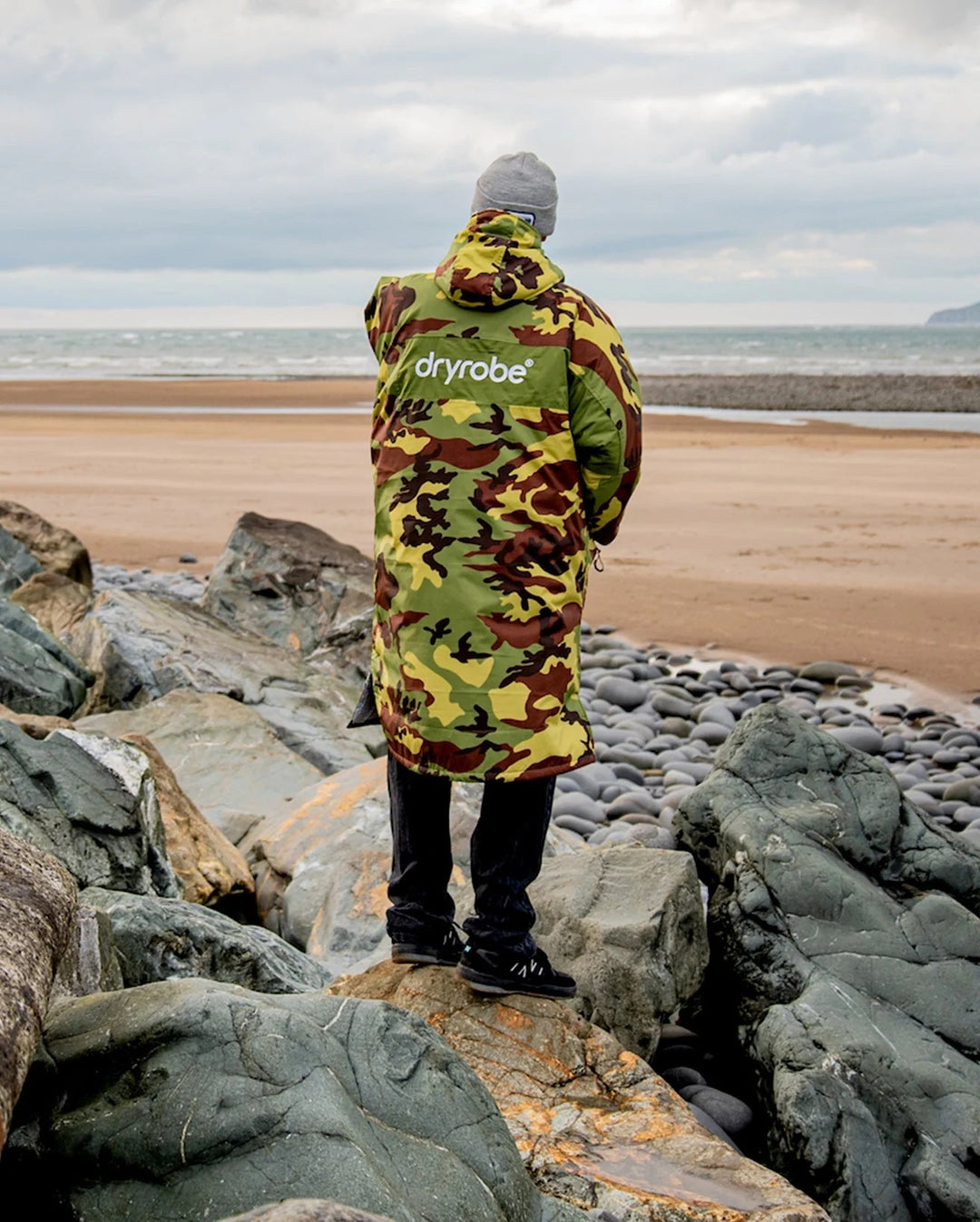 dryrobe Remix Camouflage grey green