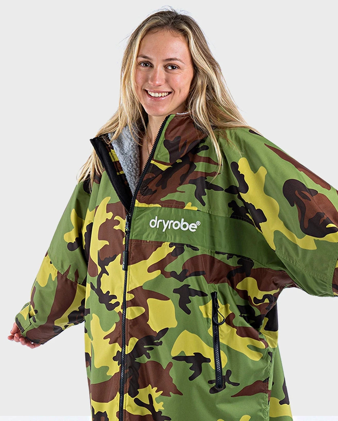 dryrobe Remix Camouflage grey green