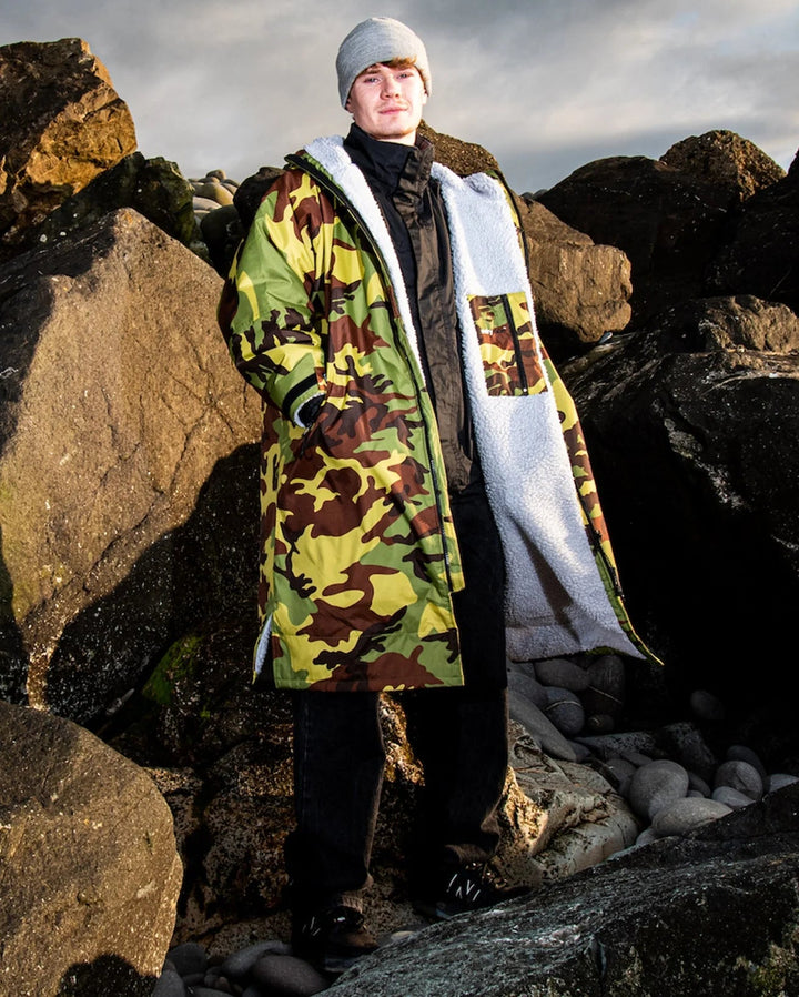 dryrobe Remix Camouflage grey green