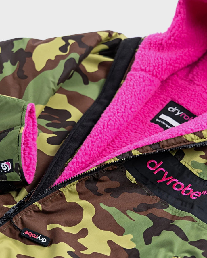 dryrobe Remix Camouflage pink black