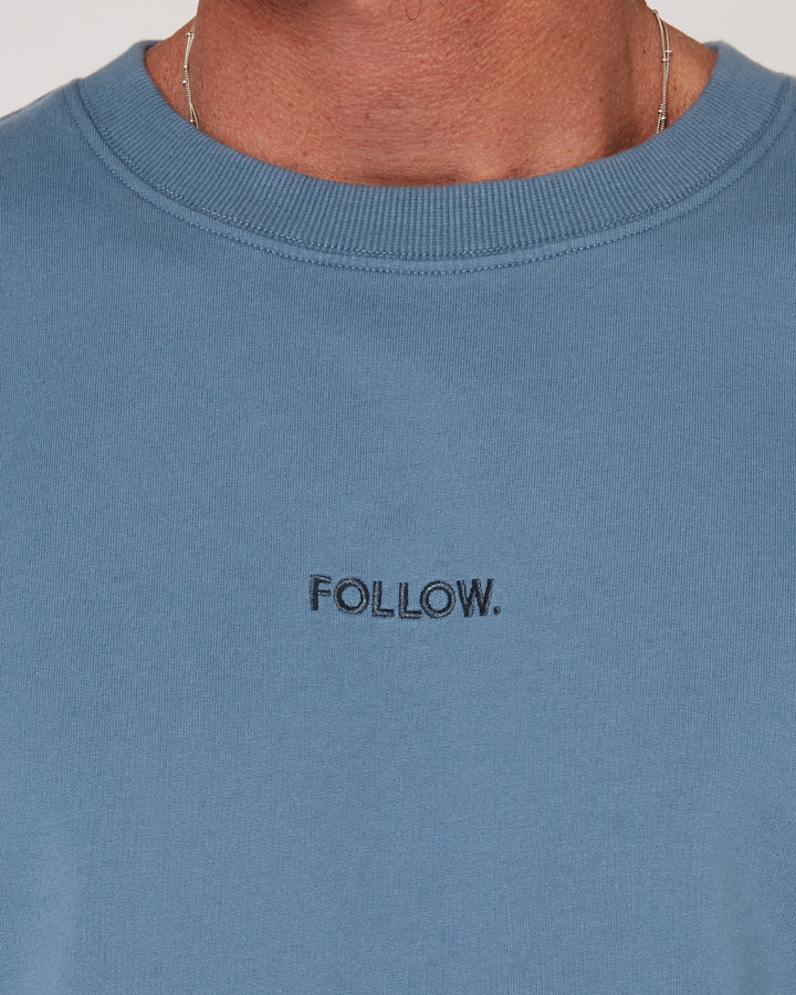 Fashion FOLLOW Couch Crew alloy
