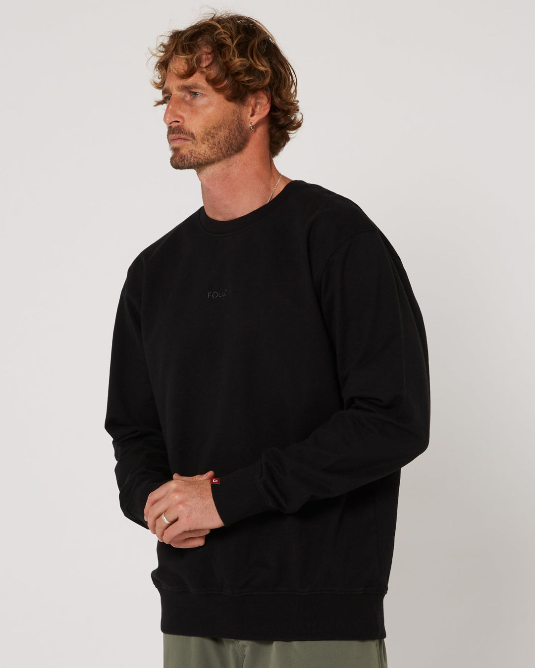 Fashion FOLLOW Couch Crew black