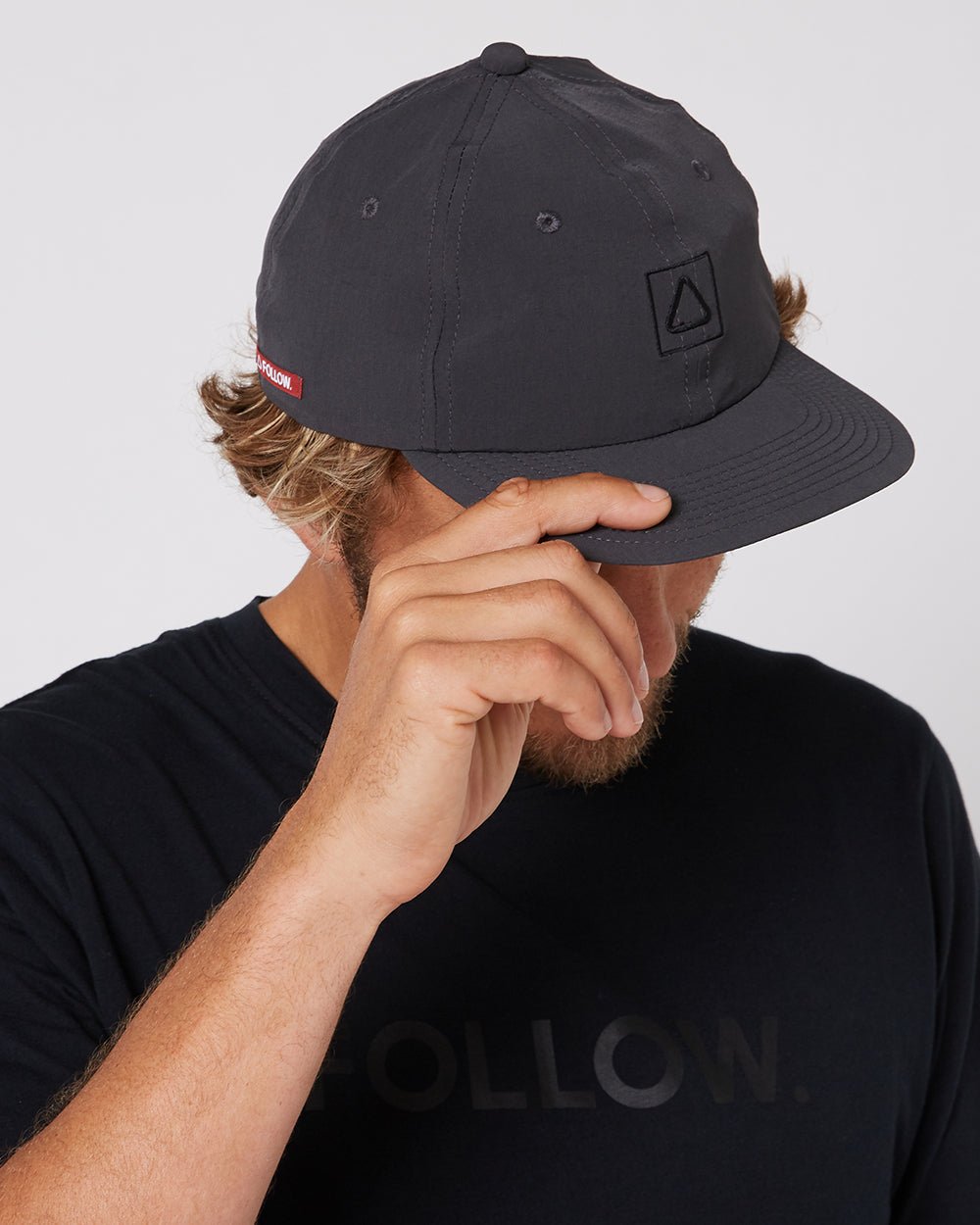 Fashion FOLLOW Dad Cap Charcoal