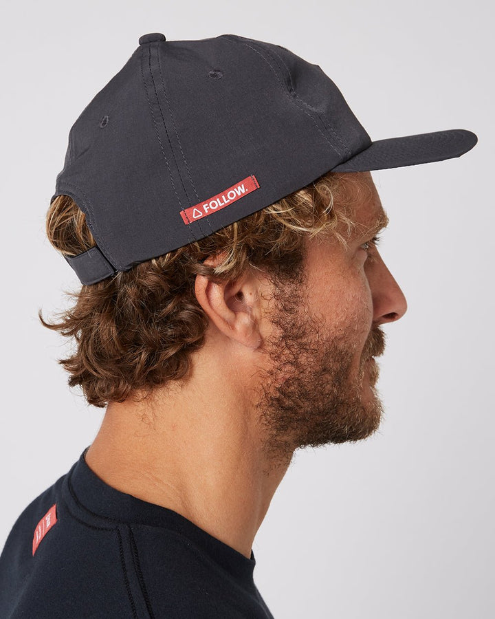 Fashion FOLLOW Dad Cap Charcoal