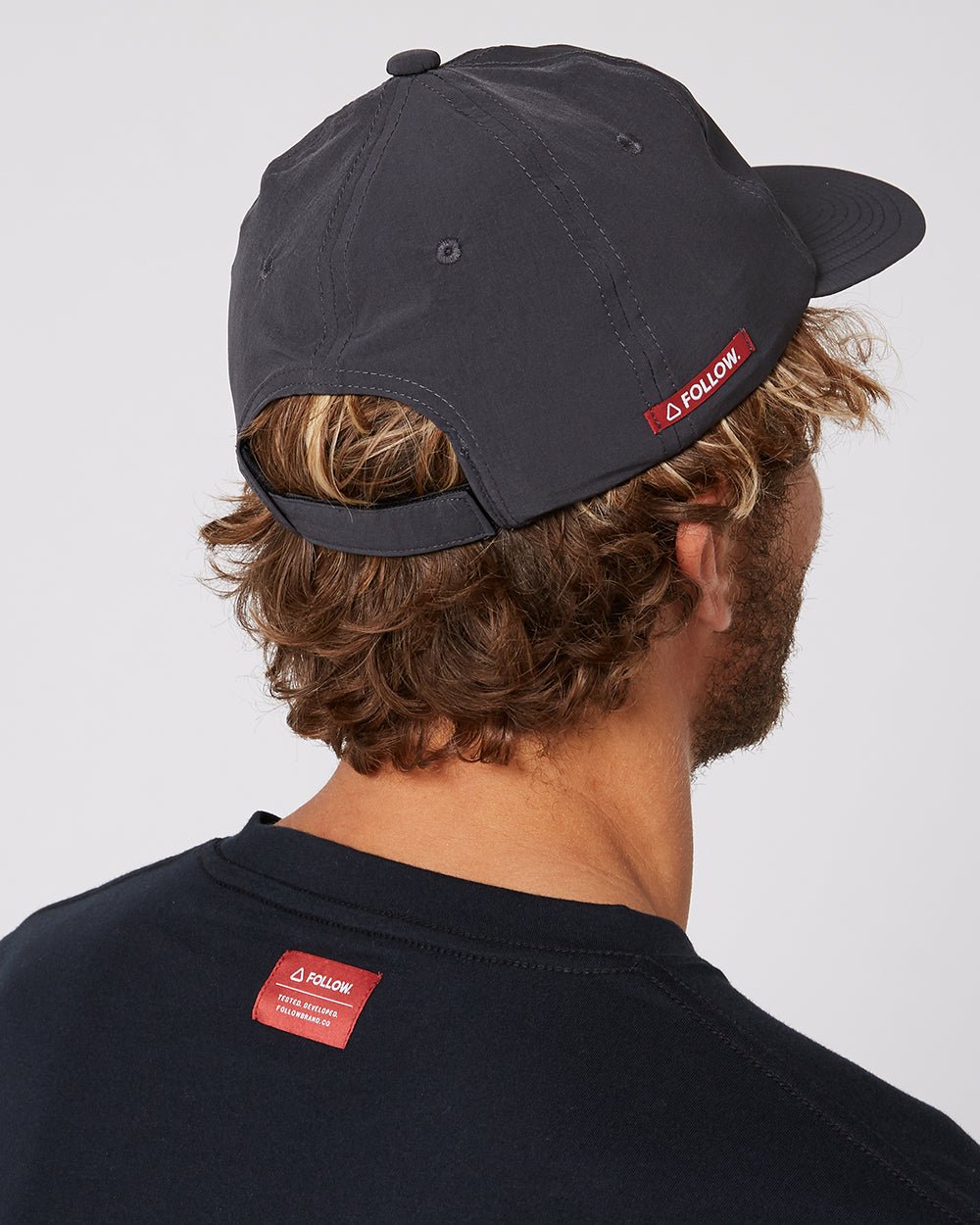 Fashion FOLLOW Dad Cap Charcoal
