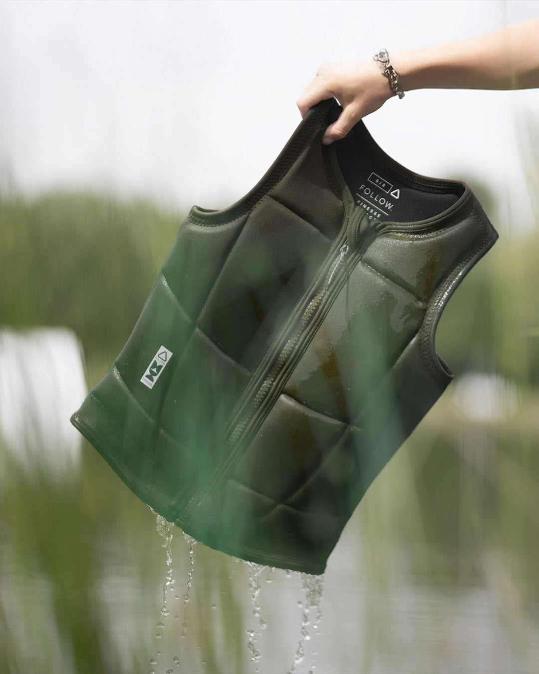 Wetsuit & Protection FOLLOW Finesse Impact Ladies Vest olive