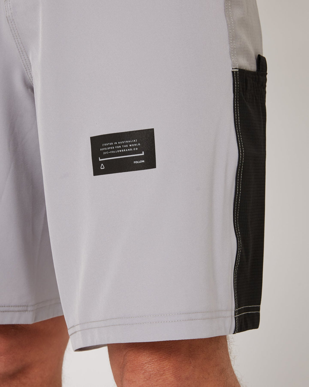 Fashion FOLLOW Global Tech Boardie light grey