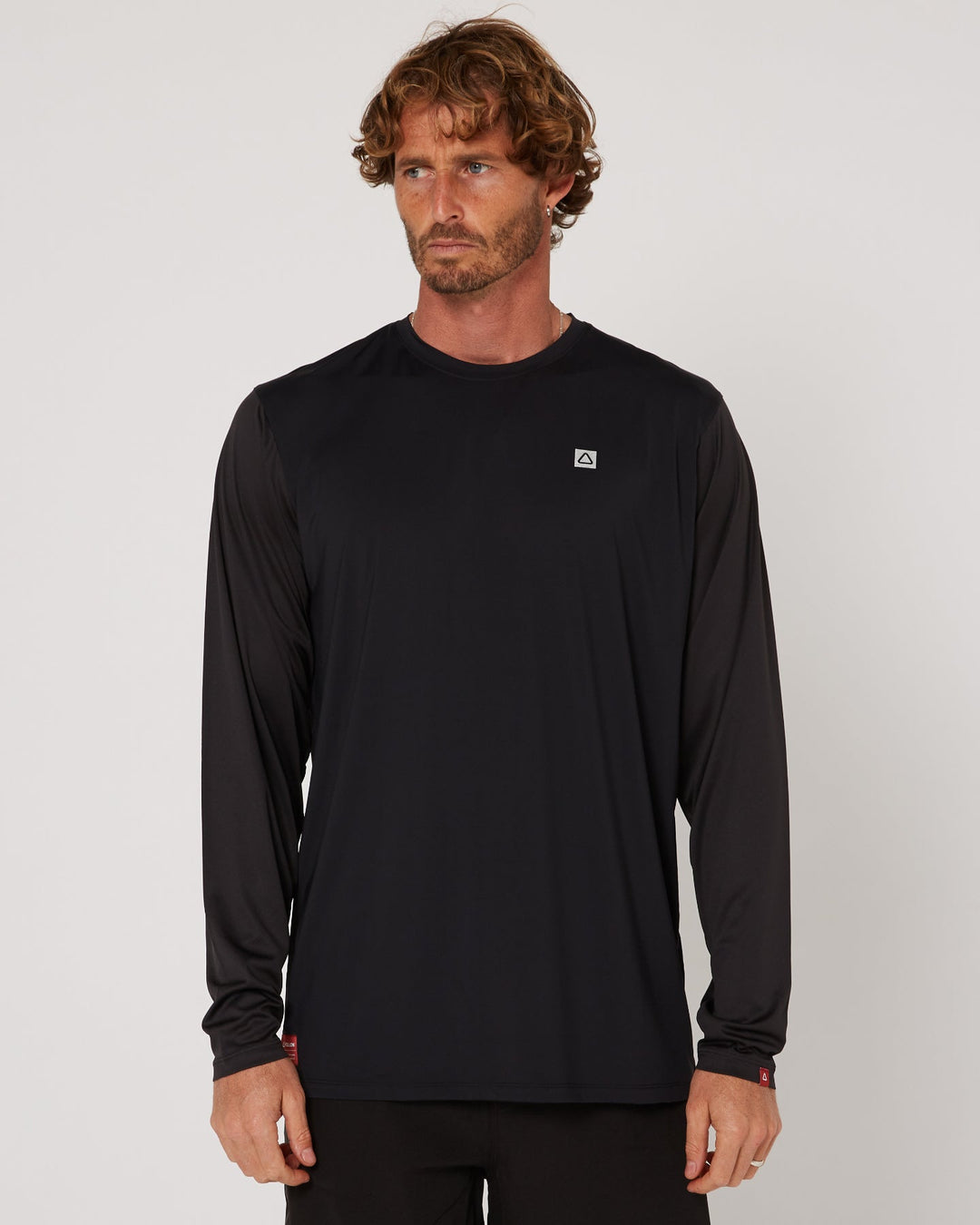 Wetsuit & Protection FOLLOW Hybrid Tee L/S charcoal/black