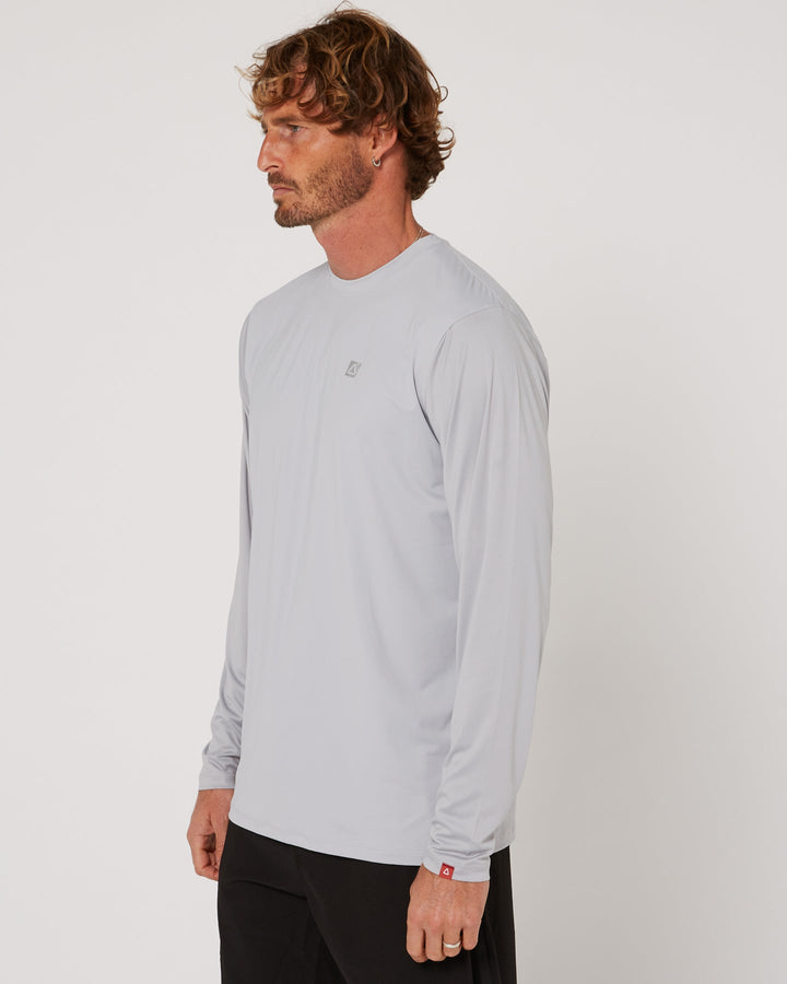 Wetsuit & Protection FOLLOW Hybrid Tee L/S light grey