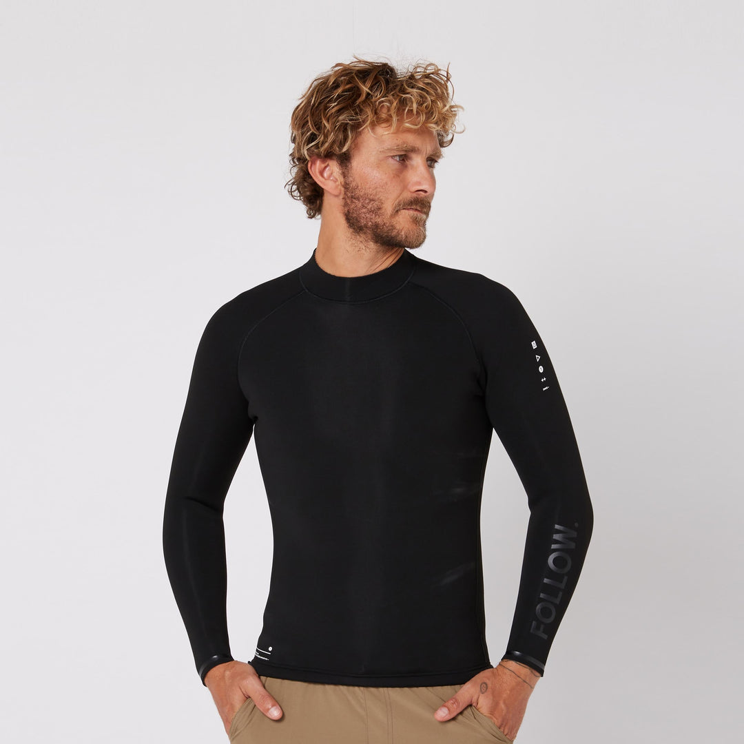 Wetsuit & Protection FOLLOW P1 2mm Wetty Top Black