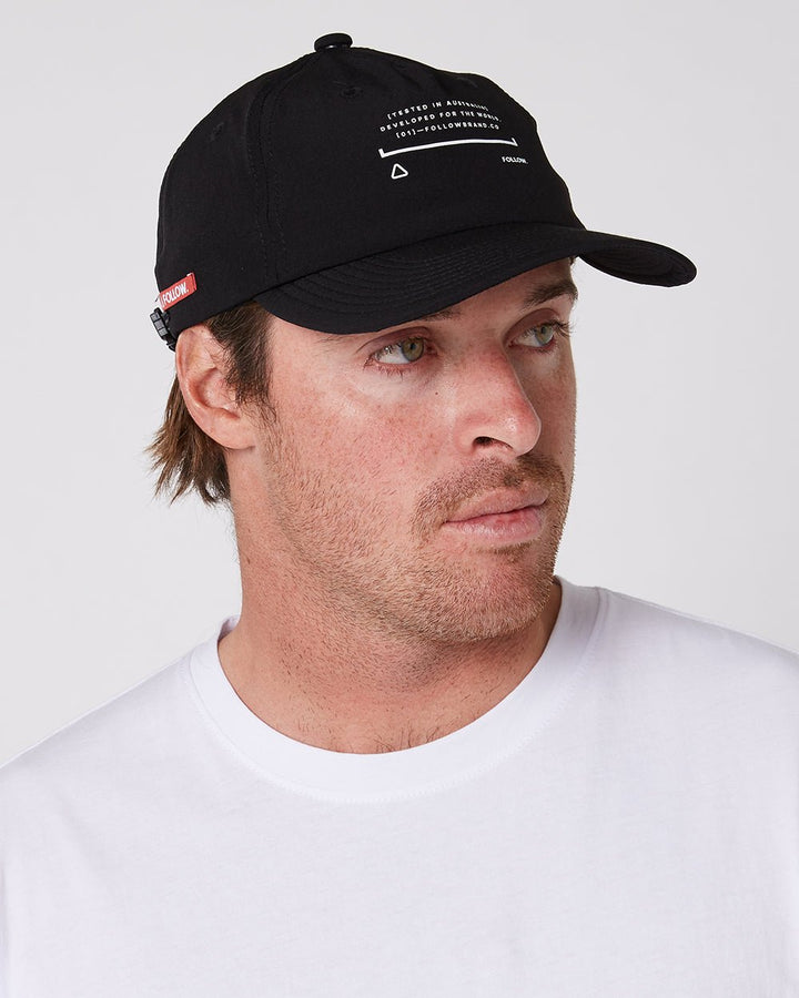 Fashion FOLLOW Tested Cap Black