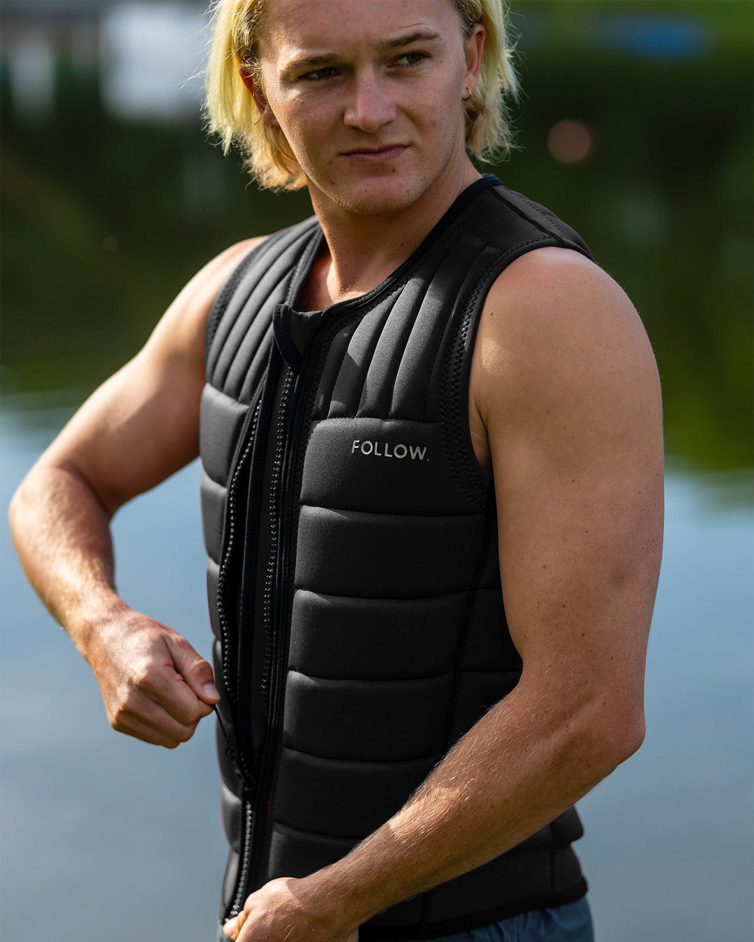 Wetsuit & Protection FOLLOW Total Impact mens dark grey