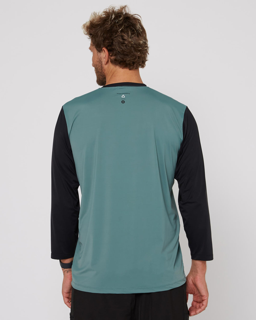 Wetsuit & Protection FOLLOW Water Raglan 3/4 Tee black/olive