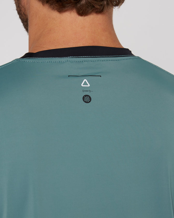 Wetsuit & Protection FOLLOW Water Raglan 3/4 Tee black/olive