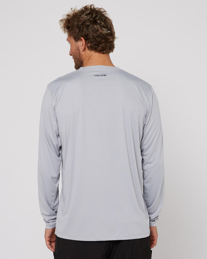 Wetsuit & Protection FOLLOW Water Tee L/S light grey