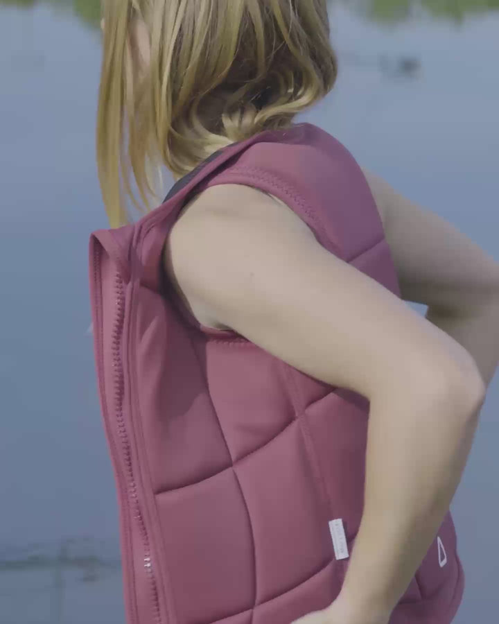 FOLLOW Finesse Impact Ladies Vest maroon
