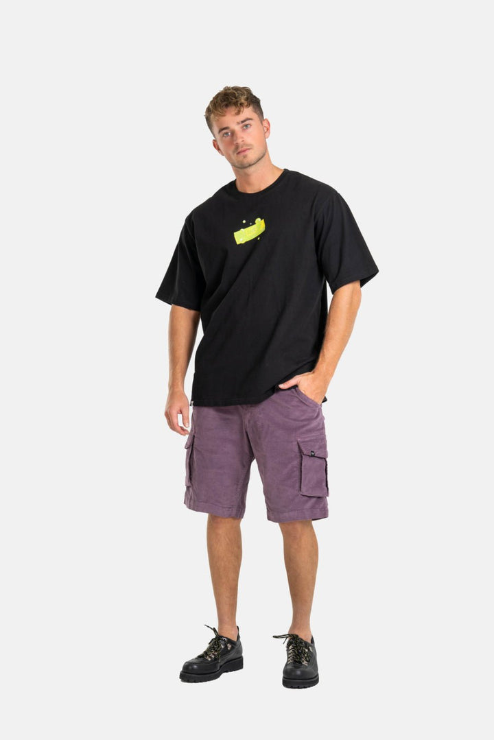 Fashion REELL City Cargo Short Baby Cord Purple