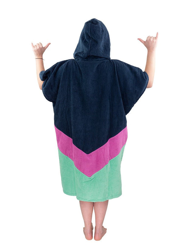 Accessories ALL-IN Beach Crew V Poncho Grey Blue/Parma