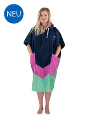 Accessories ALL-IN Beach Crew V Poncho Grey Blue/Parma