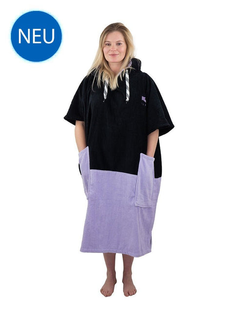 Accessories ALL-IN Flash Line V Poncho black violet