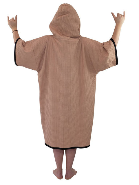 Accessories ALL-IN Light Line T Poncho dark pink/waffle