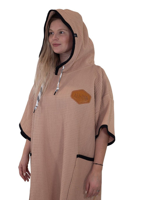 Accessories ALL-IN Light Line T Poncho dark pink/waffle