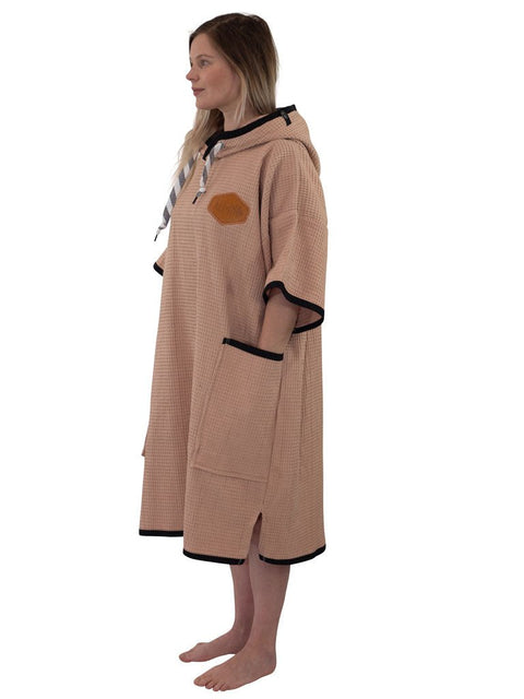 Accessories ALL-IN Light Line T Poncho dark pink/waffle