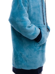 Accessories ALL-IN Plaid Poncho 100% Recycled blue