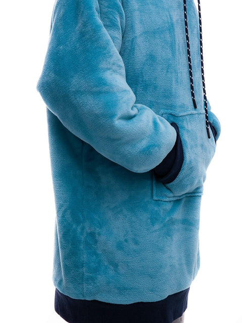 Accessories ALL-IN Plaid Poncho 100% Recycled blue