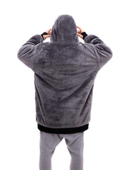 Accessories ALL-IN Plaid Poncho 100% Recycled charcoal