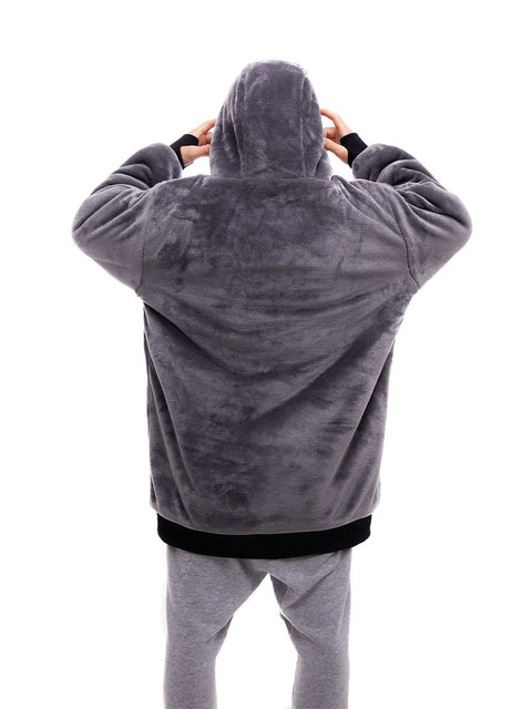 Accessories ALL-IN Plaid Poncho 100% Recycled charcoal