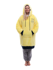 Accessories ALL-IN Plaid Poncho 100% Recycled dark yellow