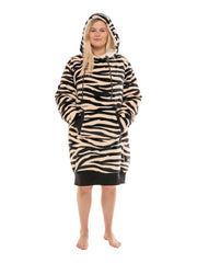 Accessories ALL-IN Plaid Poncho 100% Recycled zebra/dark pink