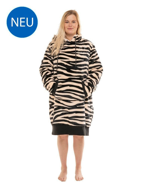 Accessories ALL-IN Plaid Poncho 100% Recycled zebra/dark pink