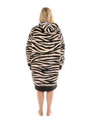 Accessories ALL-IN Plaid Poncho 100% Recycled zebra/dark pink