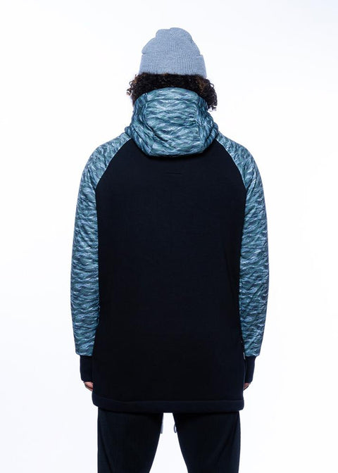 Fashion bro! chill n’shred hoodie (forest camo)