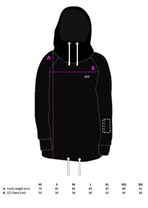 Fashion bro! chill n´shred hoodie Shred Love