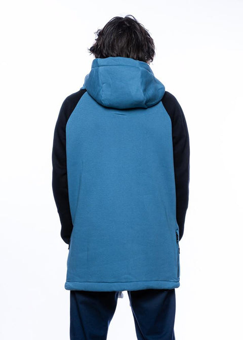 Fashion bro! chill n’shred hoodie (slate blue/black)